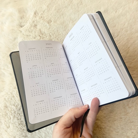 Eccolo Office 222 Daily Planner Calendar Black With Leopard Print Office Home Work Eccolo